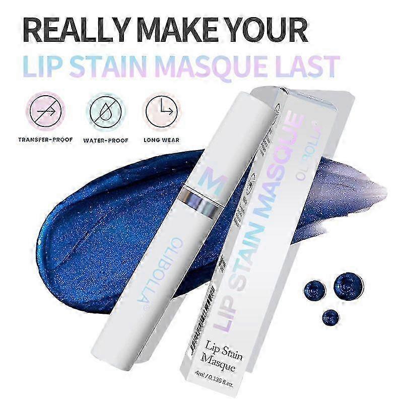 9 Colors Lip Stain Peel Off Masque - Long Lasting, Waterproof and Transfer Proof Nude Lip Tint, Matte Finish Peel Off Lip Stain