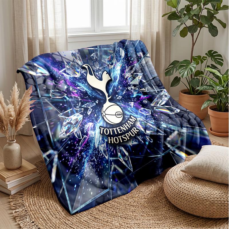 Tottenham Hotspur Theme blanket Soft Flannel Blanket Plush Throw Blanket Cozy Sofa Bed Blanket for Home Decor