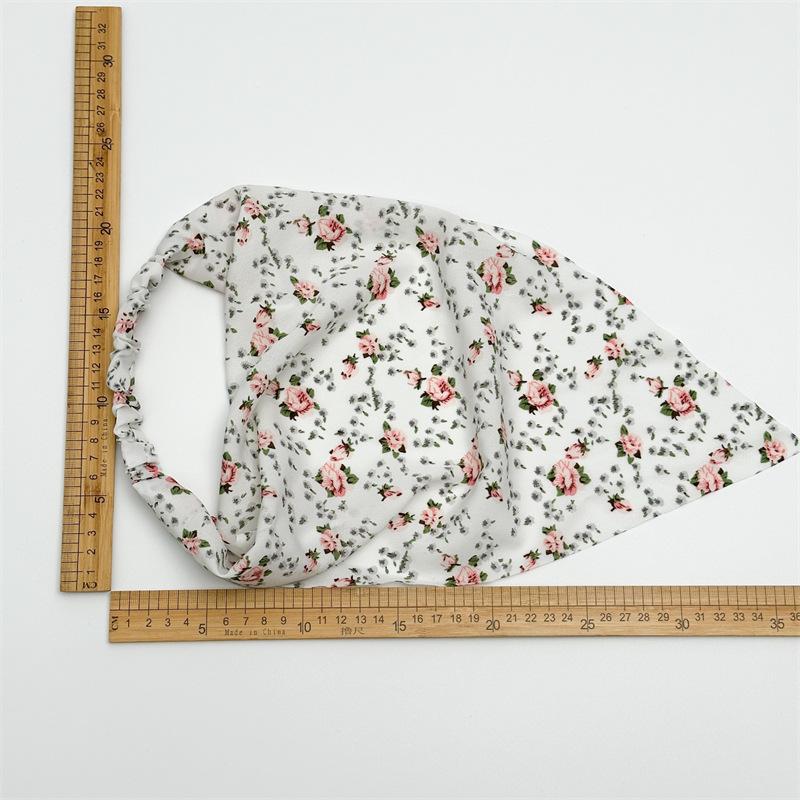 Solid Color Triangle Hair Band Elastic Headscarf Minimalist Style Hair Wrap Women Everyday Casual Styling Accessories