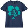 Floral Tree T Shirt Botanical Nature Tree Silhouette Graphic Tee