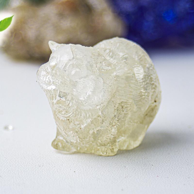 

Crystal Resin Animal Decor With Agate Stones For Home Office Desk Art Gift For Friends Style 1