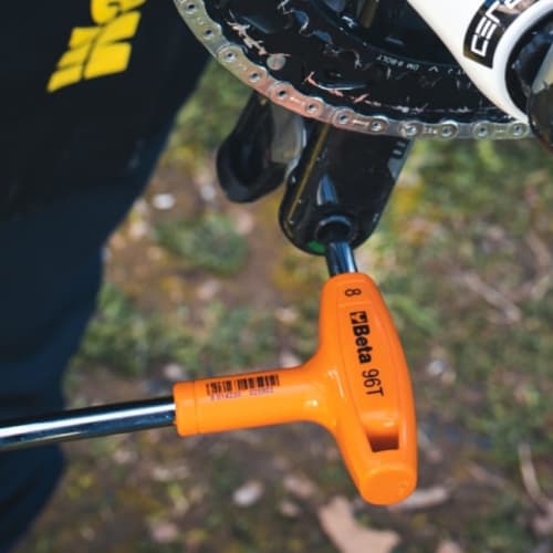 T-shaped hex wrench set with grip, 6 pieces, 96T/S6