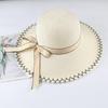 Women's Raffia Straw Sun Hat - Large Brim for Middle-Aged & Elderly