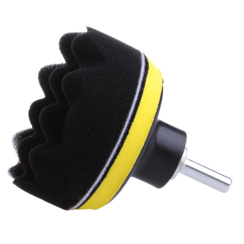 7pcs 3" Car Polishing Buffing Pad Wheel Kit+M14 Drill Adapter for Car Buffer