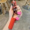 Mini Foam Roller Dumbbell Keychain: Stylish Fitness Pendant Gift for Men & Women