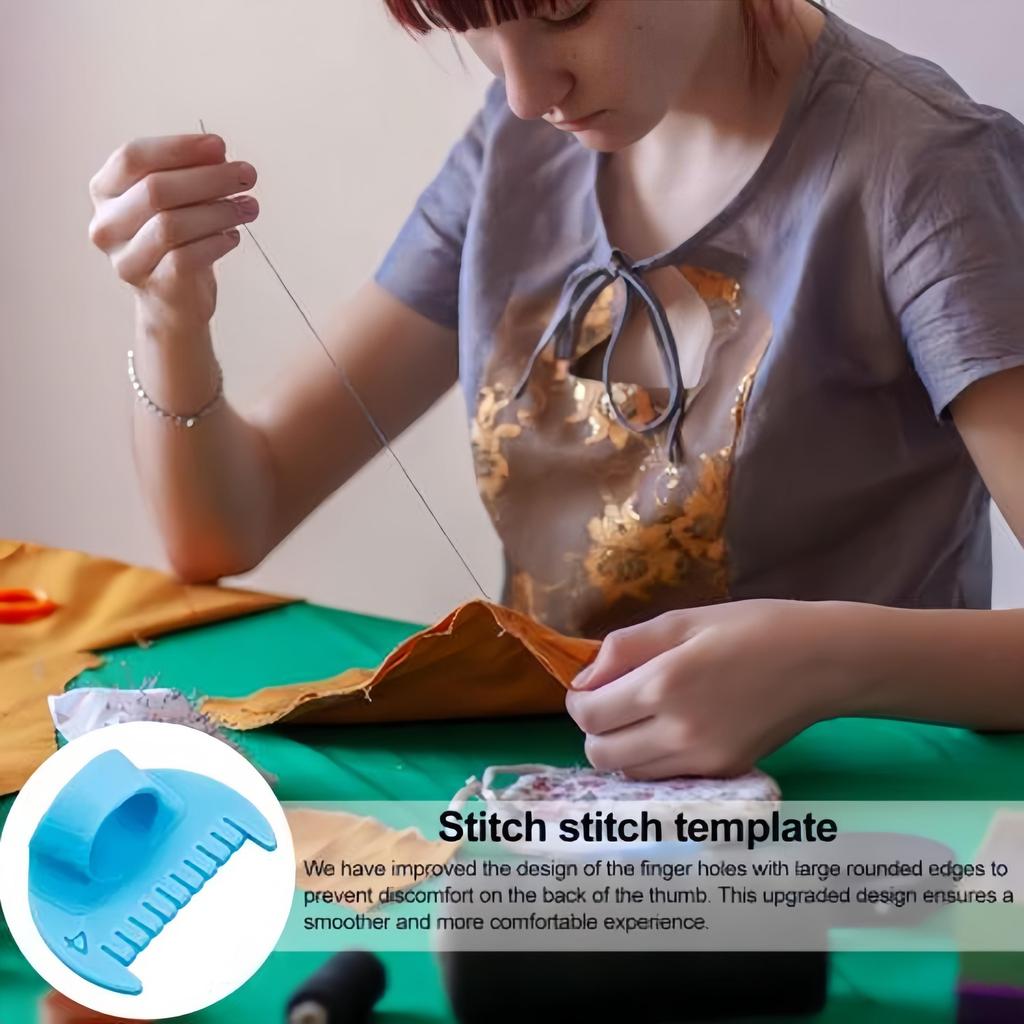 Simple Stitching Tools Durable Plastic Edge Stitch Lock and Sewing Tools Stitch Aid Sewing Accessories for DIY Hand