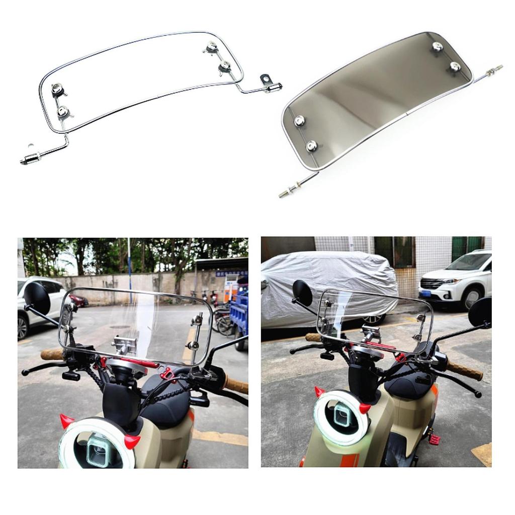Scooter Wndshield for Electric Bike Windscreen Wind Deflector