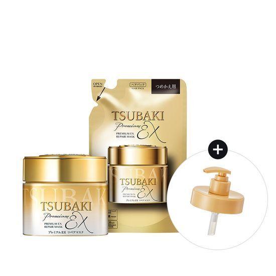 Tsubaki Premium EX Repair Mask 180g Refill Plan (+150g Refill, Pump Free)