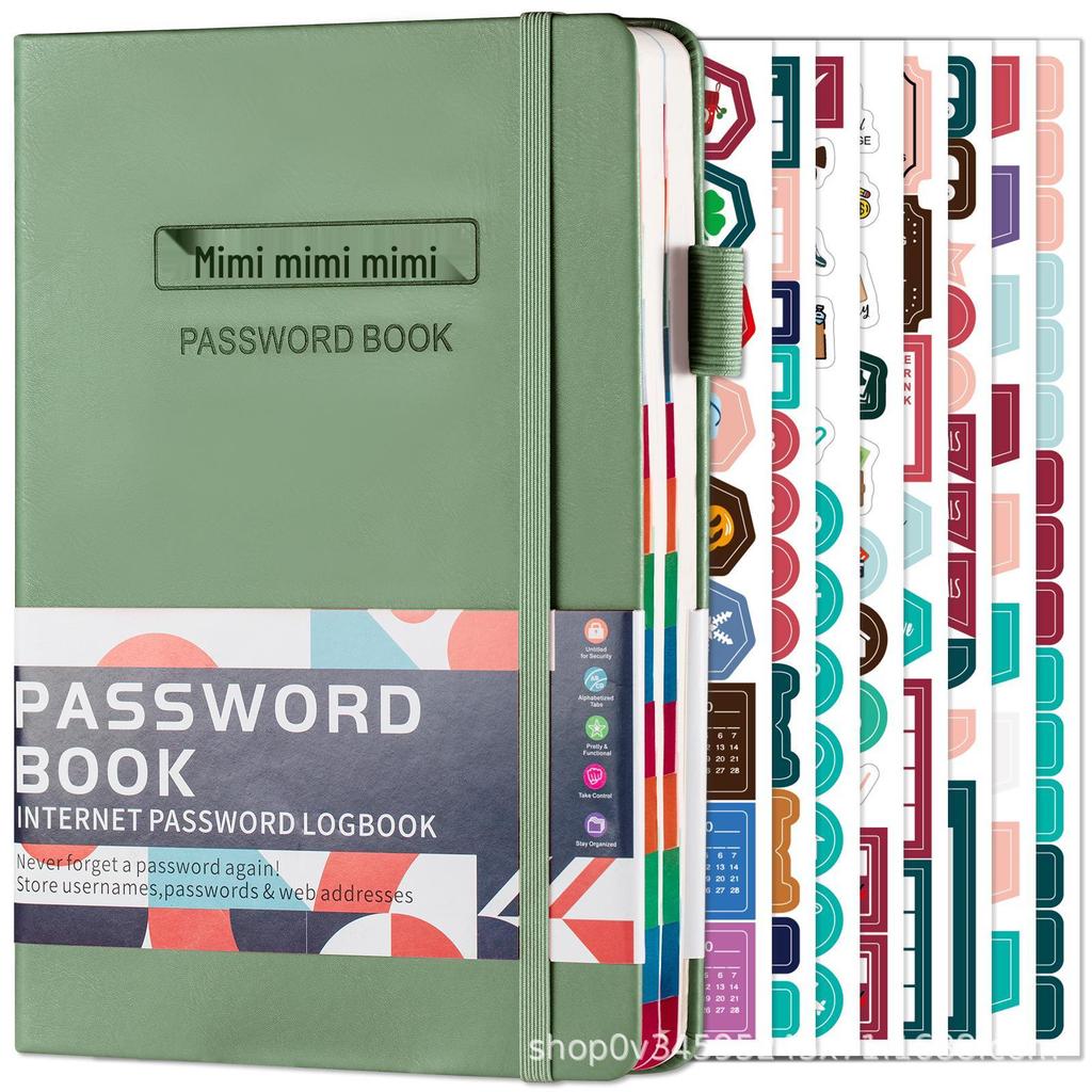 International Password & Website Manager: Multifunctional Notebook