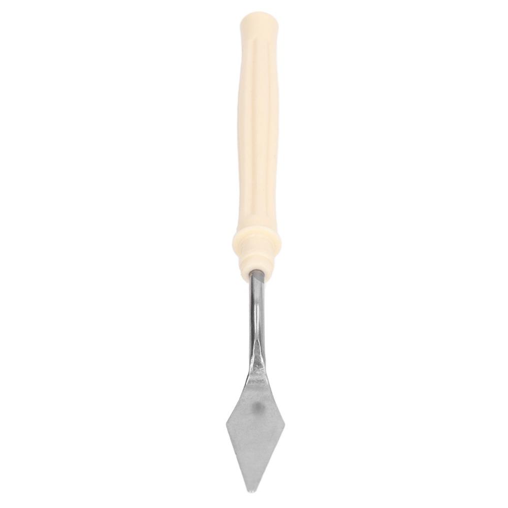 6pcs Plastic Handle Palette Palette Tool Set Metal Blade Color Mixing Palette Tool  For Oil Painting