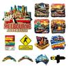 Australia Fridge Magnet Sticker Melbourne Kangaroo Koala Souvenir Resin Refrigerator Stickers Home Decoration