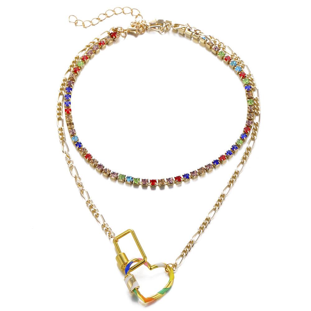 

Многослойное плетеное красивое колье-цепочка для женщин, идеально для повседневного или элегантного образа