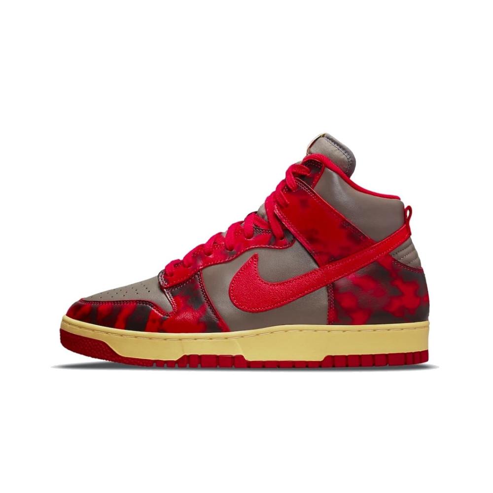 Nike Dunk High 1985 Acid Wash Rood