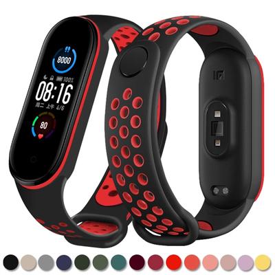 Silicone Strap for Xiaomi Mi Band 6 5 4 3 Sport Bracelet Watch Wrist Strap For Xiaomi Mi Band 3 4 5 Bracelet Miband 4 3 5 Strap