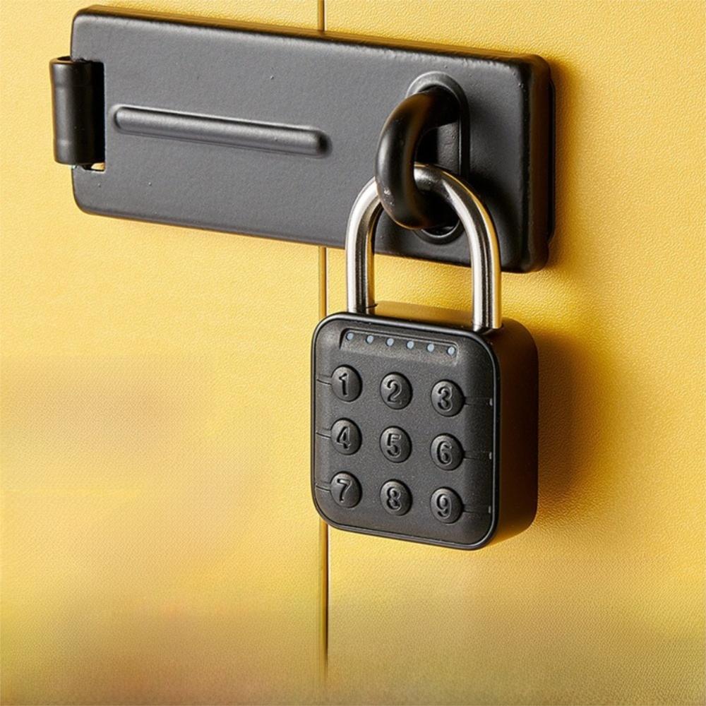 Waterproof Combination Lock Zinc Alloy 6-Digit Code Digital Code Lock Heavy Duty Secure Resettable Padlock
