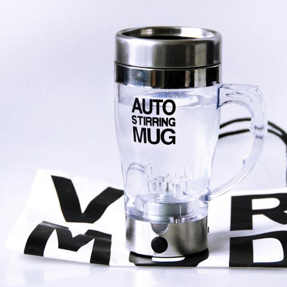 

Automatic Mixing Cup Coffee Cup Electric Milkshake Cup Transparent white #1