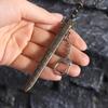 Zinc Zinc Zinc Alloy Mini Sword KeyChain Ancient Scabbard Key Ring Weapon Key Chain  Men