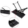 Guitar Foot Stool 4 Position Height Adjustable Foldable Guitar Pedal Foot Rest Step Footstool Black for Guitar Pedal Mini Tools