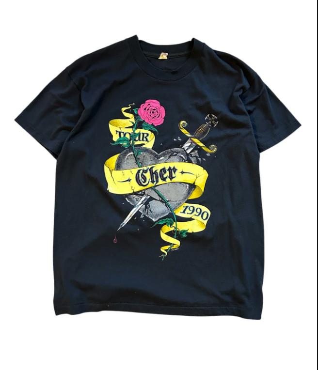 Vintage 1990 Cher  Heart Of Stone  Tour T-shirt S-5XL XL