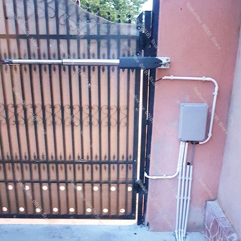 Electric swing gate opener figure-eight telescopic arm villa gate remote control motor automatic opening security door access