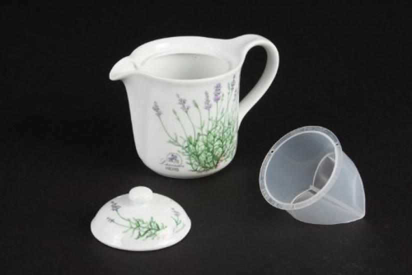 CEREC Teapot with V Filter (SV-2), New Lavender Pattern, 3800007