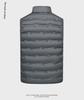 Men's and Women's Graphene Heated Light Duck Down Vest with Stand Collar