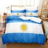 Argentina Flag Bedding Set Single Twin Full Queen King Size Bed Set Adult Kid Bedroom Duvetcover Sets 3D Print Bed Sheet Set