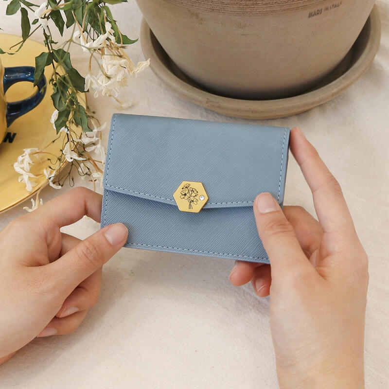 D.LAB (Birth Flower Wallet) Kara card wallet - 4 colors