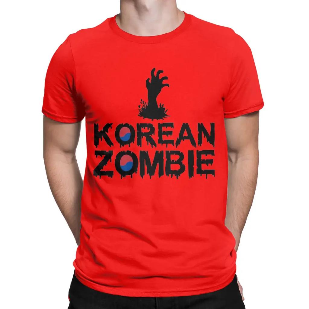 Men's T-Shirt Korean Zombie Chan Sung Jung Amazing Cotton Tee Shirt Short Sleeve T Shirts Round Neck Tops Summer