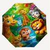 1PC Jungle Animals Umbrella-8-Rib Reinforced, Automatic Open, Lightweight & Durable, Fashion Accessory for Outdoor, H0413