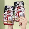 Christmas Snowman Pattern Phone Case For iPhone 17 16 Pro Max 11 12 13 14 15 Pro 7 8 Plus XS X XR SE2 16e Shockproof Soft Cover
