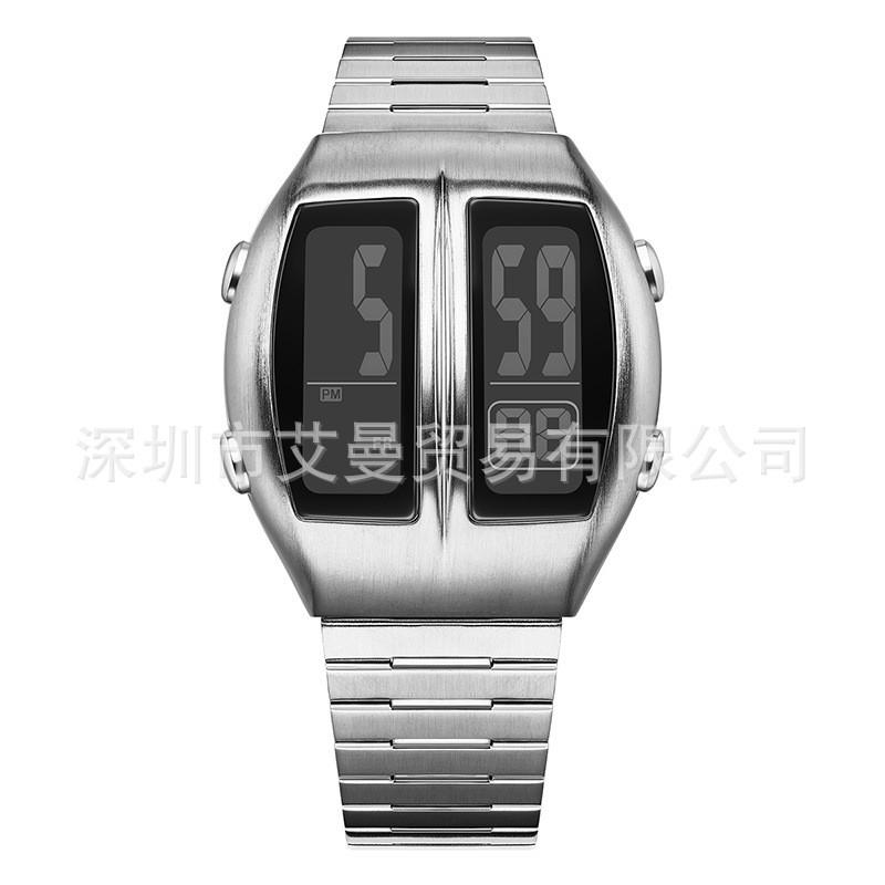 Digital Square Watch Men Women Retro