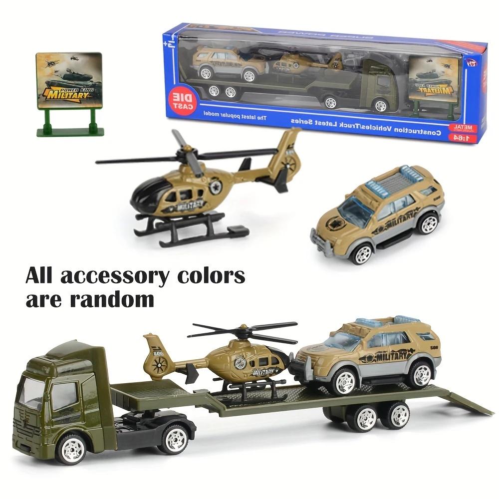 

Іграшка вантажівка-перевізник з фрикційним приводом, іграшка будівельна машина натисни та їдь , набір сплавних вантажівок-евакуаторів, подарунок для малюків, хлопчиків, дівчаток