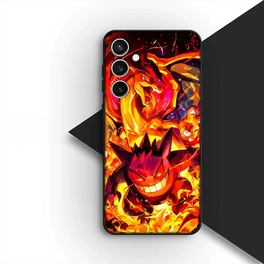

for Motorola Moto G55 G45 G75 G85 G35 Edge 50 30 Fusion 40 NEO Ultra Pro Phone Case P-Pokemons Charmander P-Pikachus Gengar Motorola Moto G35