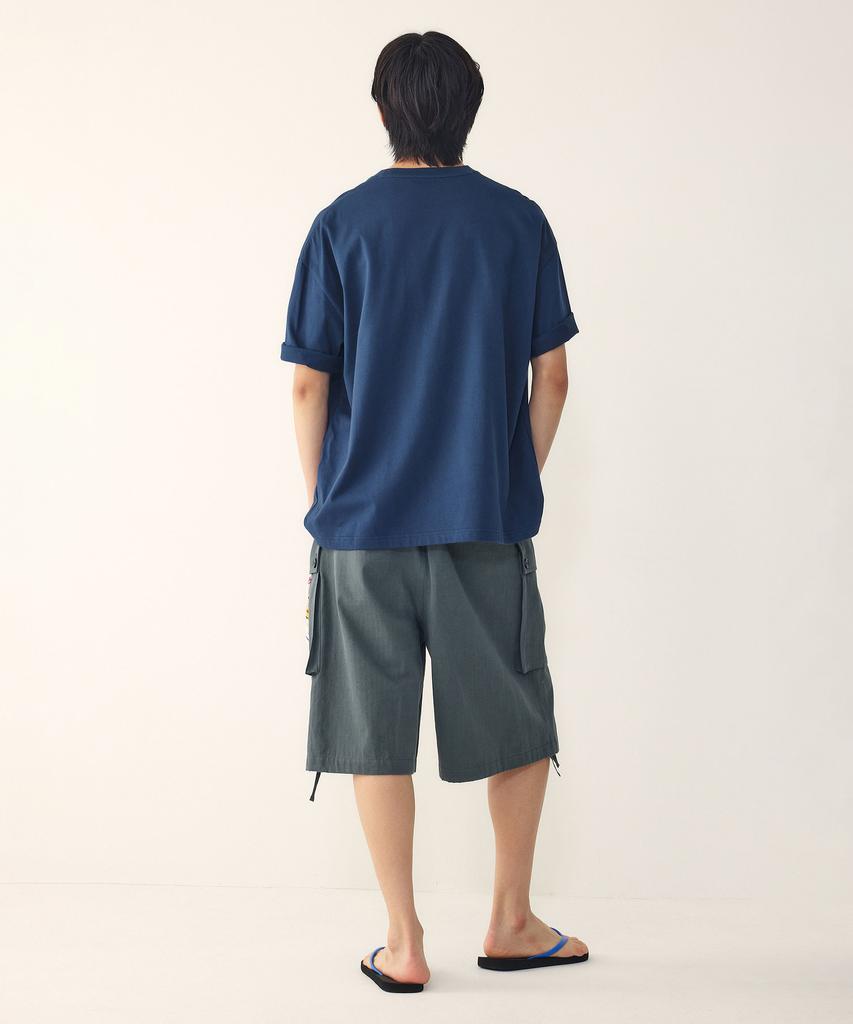 STUDIO TOMBOY [Men] Herringbone Cargo Shorts_Gray 9156231115