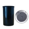Black Film Storage Canister With Secure Cap Film Cans with Lid Film Roll Organize or for Small Office Supplies Box
