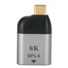 Aluminum Alloy Shell TypeC Male to DP Adapter Converter Connector for Windows Android OS X