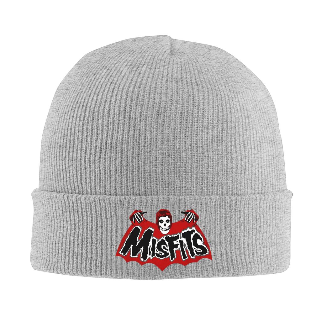 Bat Skull Misfits Skull Mesh Warm Knitted Cap Winter Knit Bonnet Hat Skullies Beanies Hip Hop Caps for Unisex