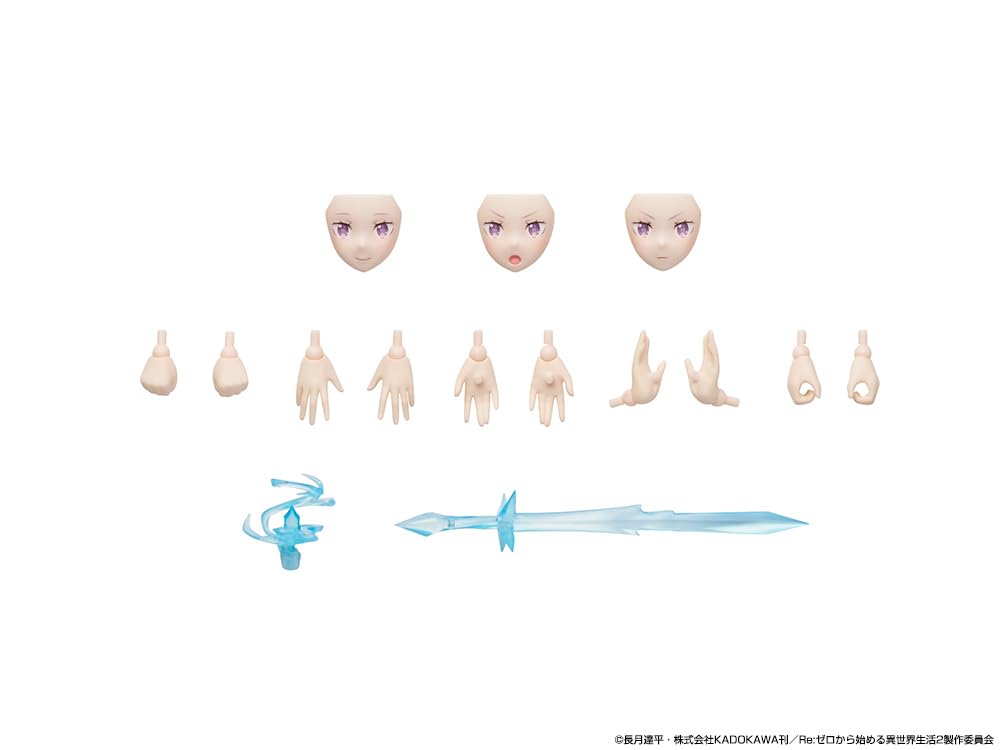 KADOKAWA PLASTIC MODEL SERIES Starting Life in Another Emilia 166mm Plastic Model "ReZero - World" Approx. Pre-colored