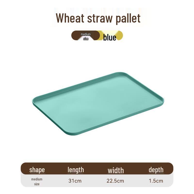 Rectangular Plastic Draining Serving Tray