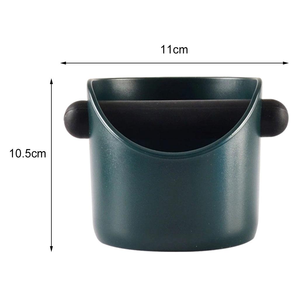 Coffee Knock Box Black Anti Slip Coffee Grind Dump Bin With Detachable Knock Bar Residue Box Coffee Tools Cafe Accessories