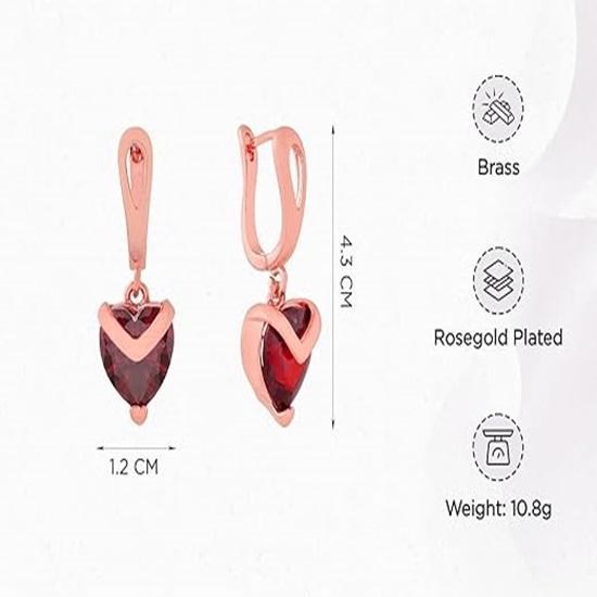 Earrings  Fashion Stone Crystal Drop Accessories Jewellery for Women Drop Earrings Anniversary Gift for Wife Valentine Gift for Girls