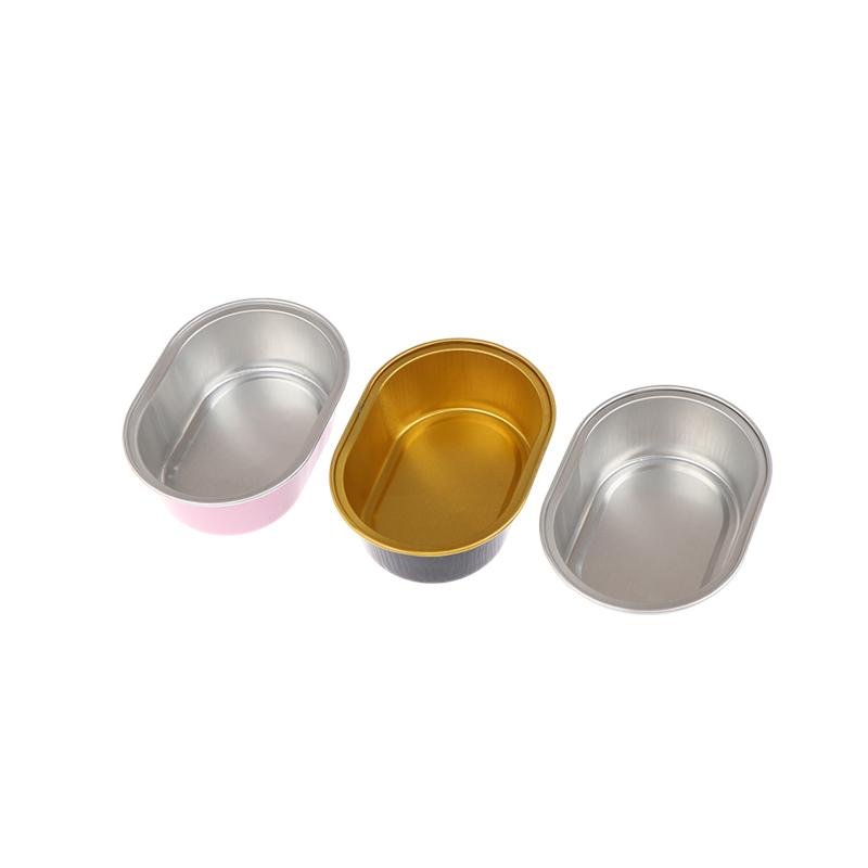 10Pcs Aluminum Foil Cake Container Cupcakes Pans Liners With Lids Heat-Resistant Foil Baking Cups Easy To Use Kitchen Tool