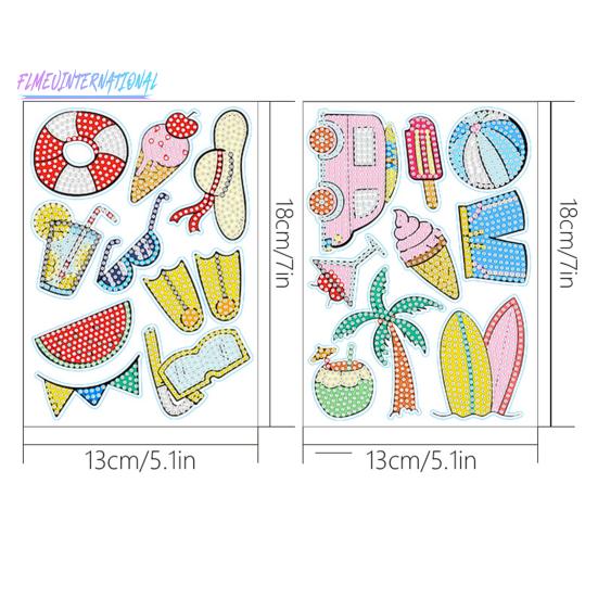 1 Set DIY-Strass-Malaufkleber, unterhaltsames pädagogisches Handwerk, multifunktionale Malaufkleber für Kinder und Erwachsene