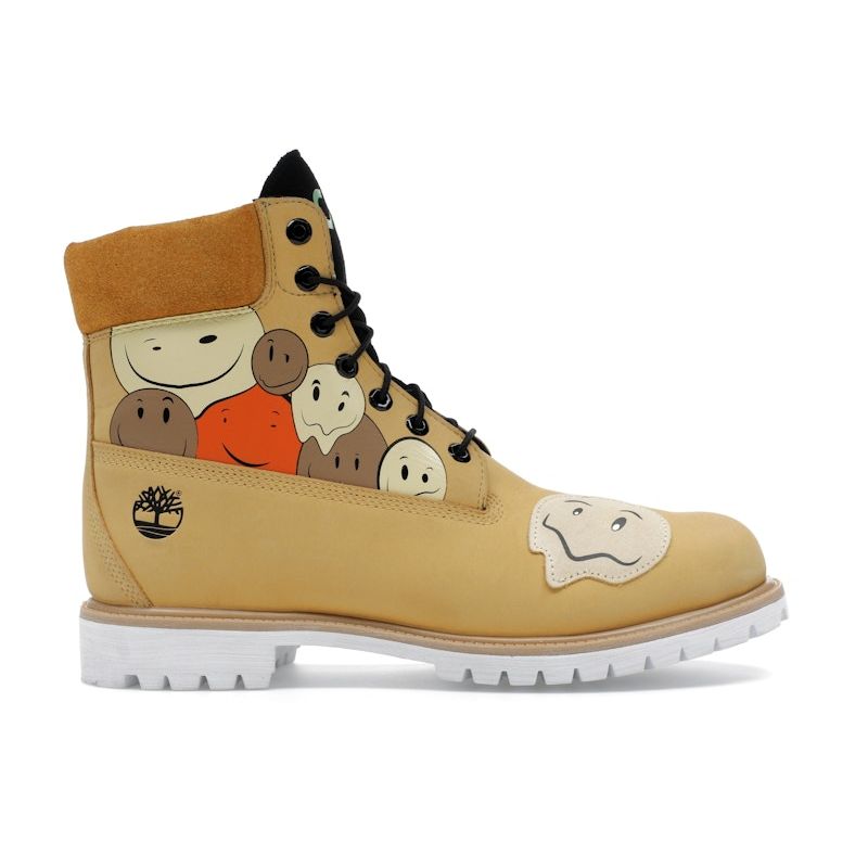 CNSTNT DVLPMNT x Timberland 6palcové prémiové voděodolné boty Rozteklí smajlíci Pánské tenisky Žlutá Středně žlutá TB0A6G1R-EXM