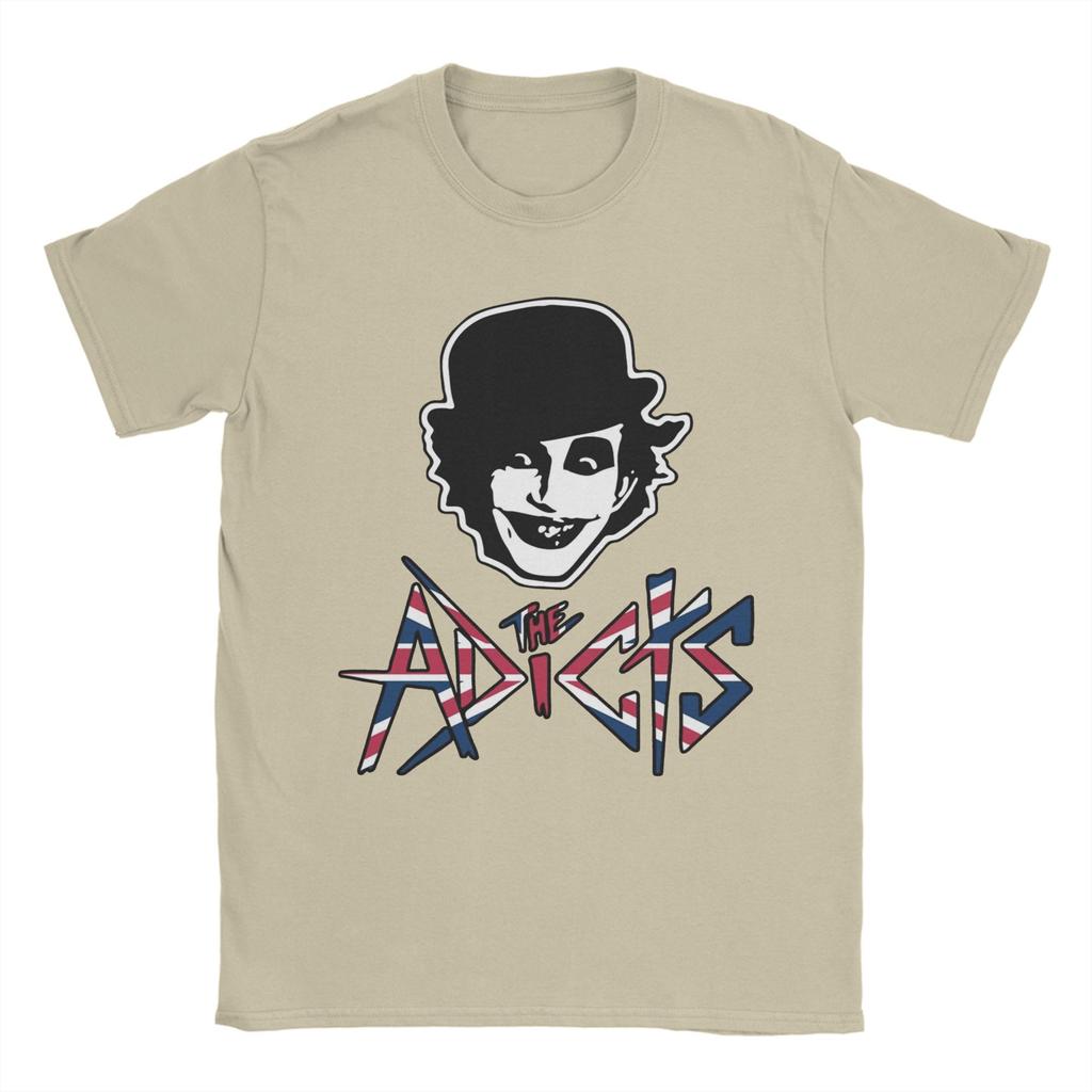 Neuheit The Adicts Flagge UK All The Young Droogs T-Shirts für Herren Baumwoll-T-Shirts Kurzarm-T-Shirt Geschenkidee Oberteile