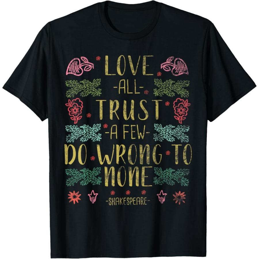 Love All Literary T-Shirt S