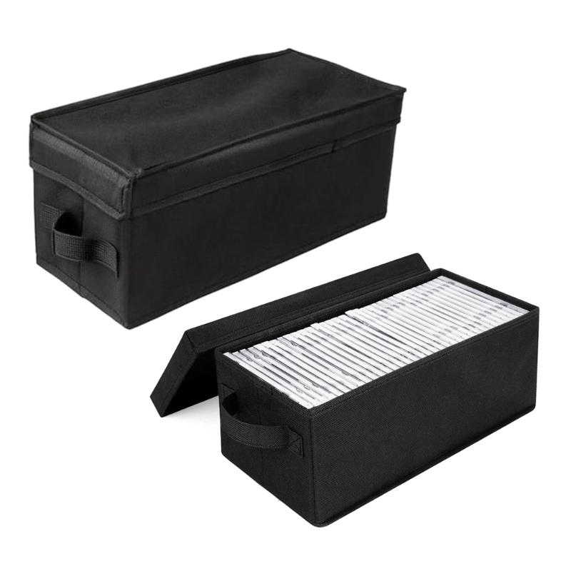 

2 Pieces Disc Filing Container Made Of Nonwoven Fabric Effective Space Saving Solution For Music Lovers 1