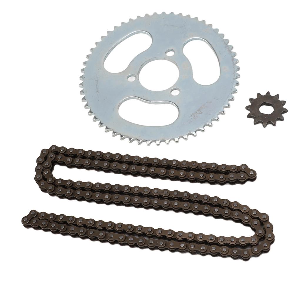 25H Kettenradsatz aus Stahl, 55 Zähne, Hinterradkettenrad, 12 Zähne, Vorderradkettenrad mit 146 Gliedern