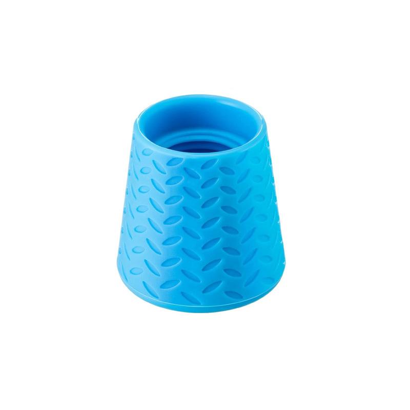 Silicone pet shower head portable cleaning shower head outdoor dog shower head синий